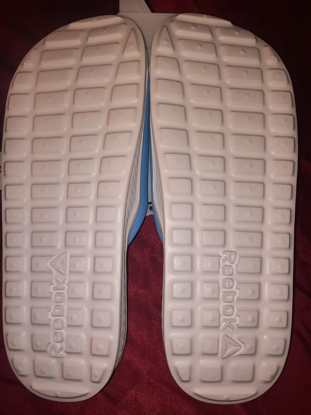 Reebok Go To Men’s Blue and White Slide Sandals